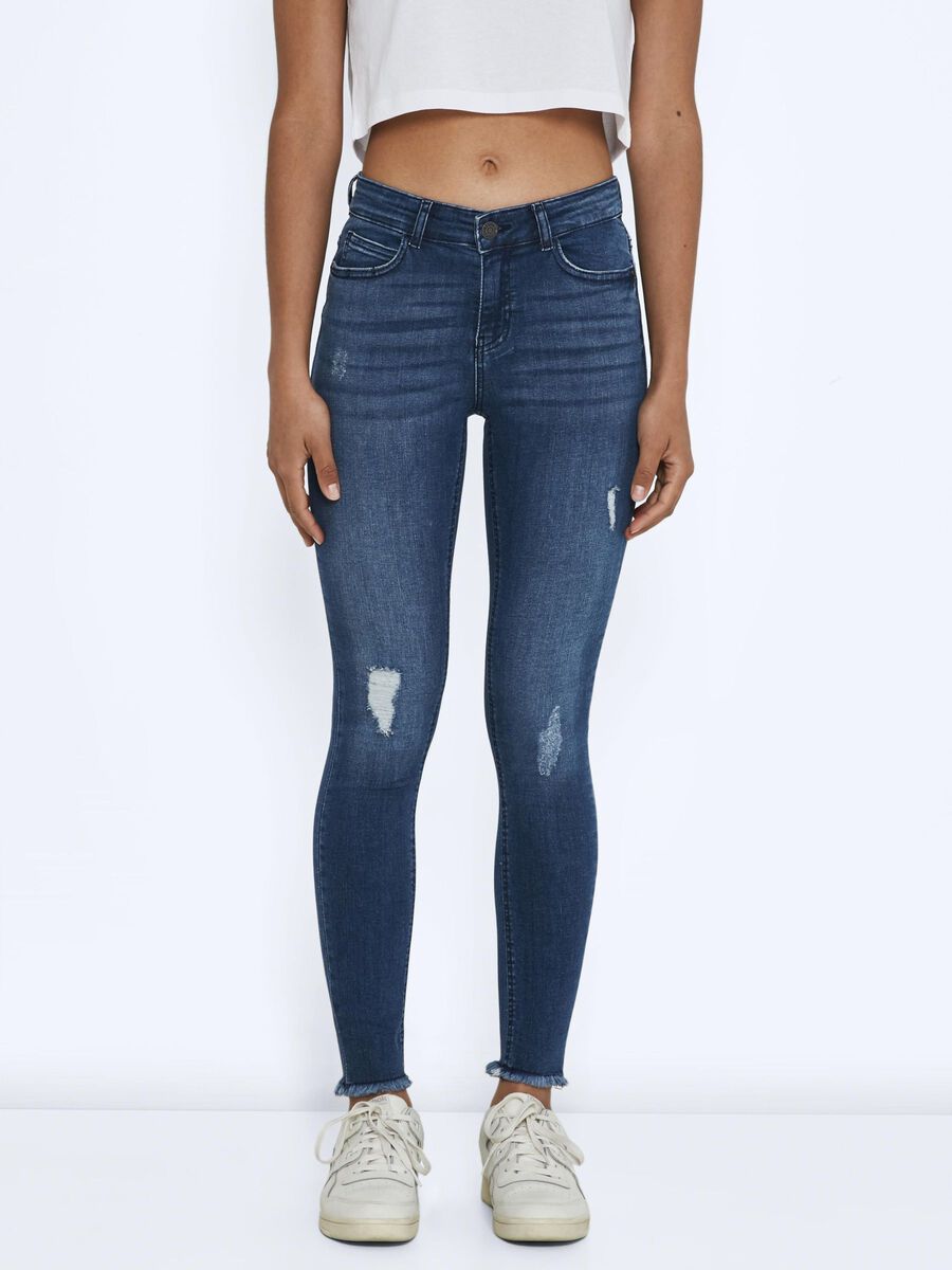 Noisy May NMLUCY CROPPED NORMAL WAIST SKINNY FIT JEANS