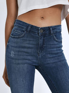 Noisy May NMLUCY CROPPED NORMAL WAIST SKINNY FIT JEANS