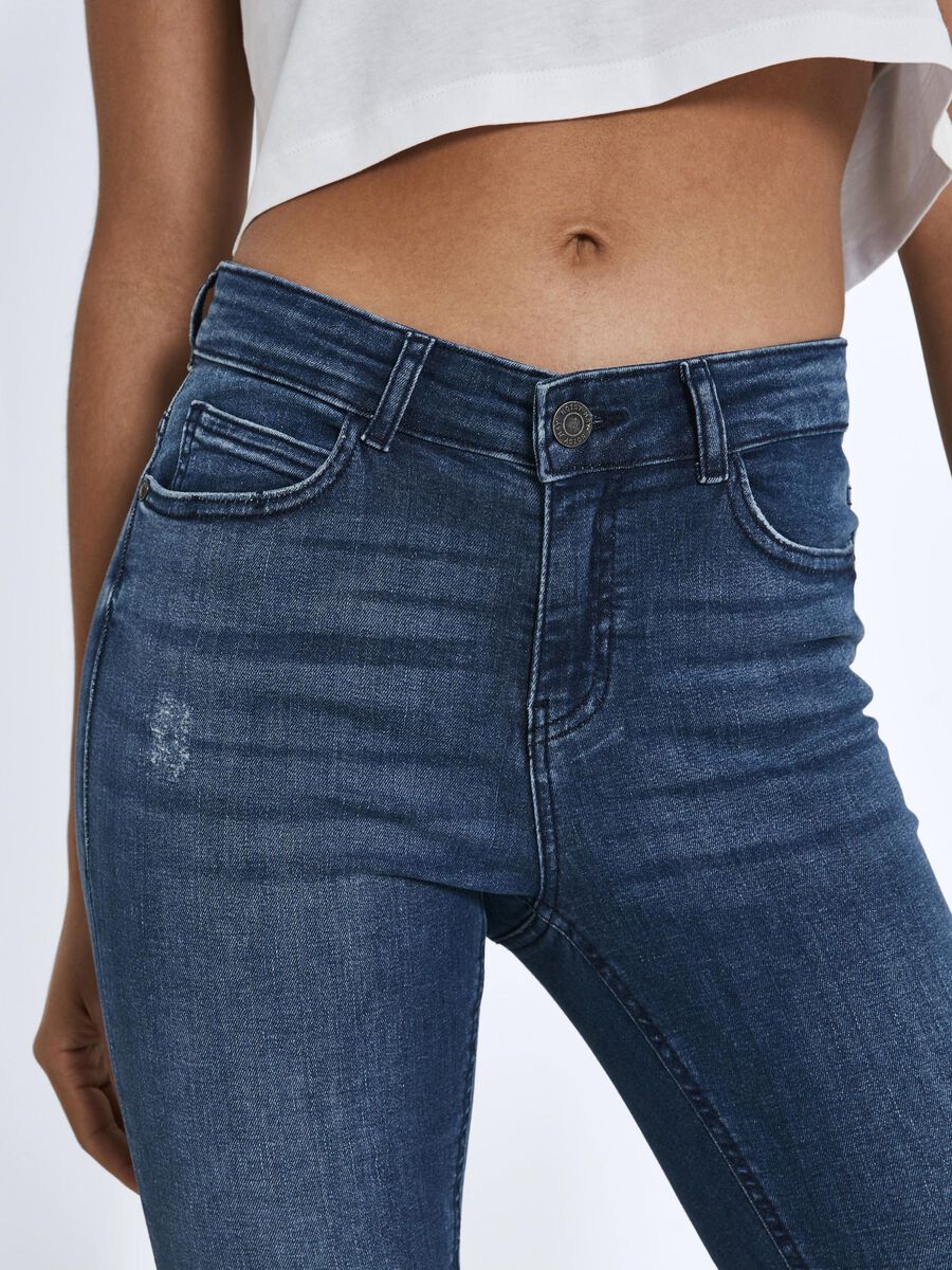 Noisy May NMLUCY CROPPED NORMAL WAIST SKINNY FIT JEANS