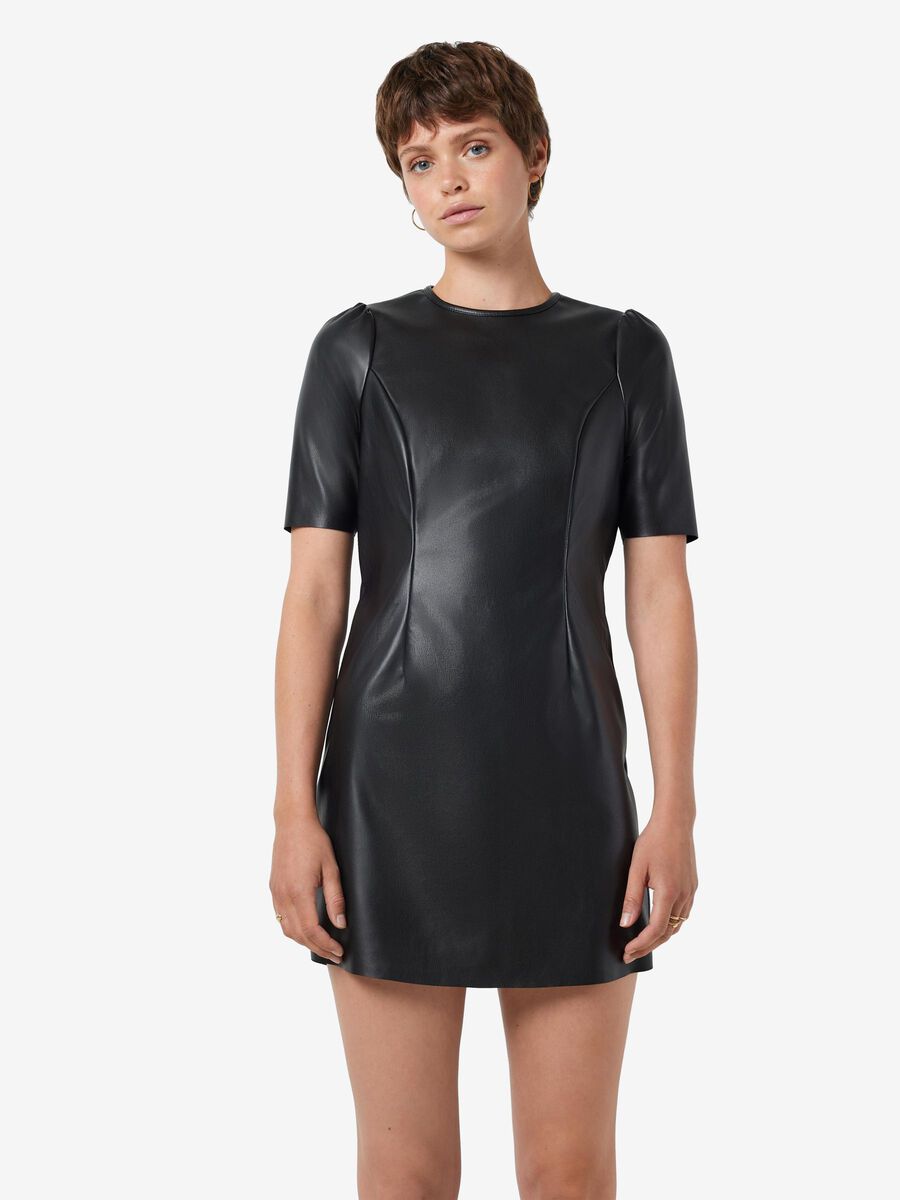 Noisy May COATED MINI DRESS