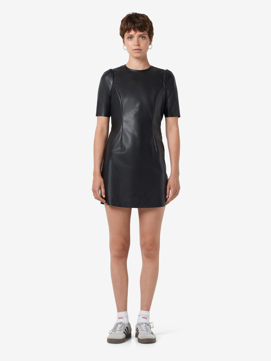 Noisy May COATED MINI DRESS