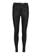 Noisy May NMCALLIE HIGH WAIST COATED TROUSERS