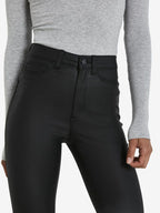Noisy May NMCALLIE HIGH WAIST COATED TROUSERS