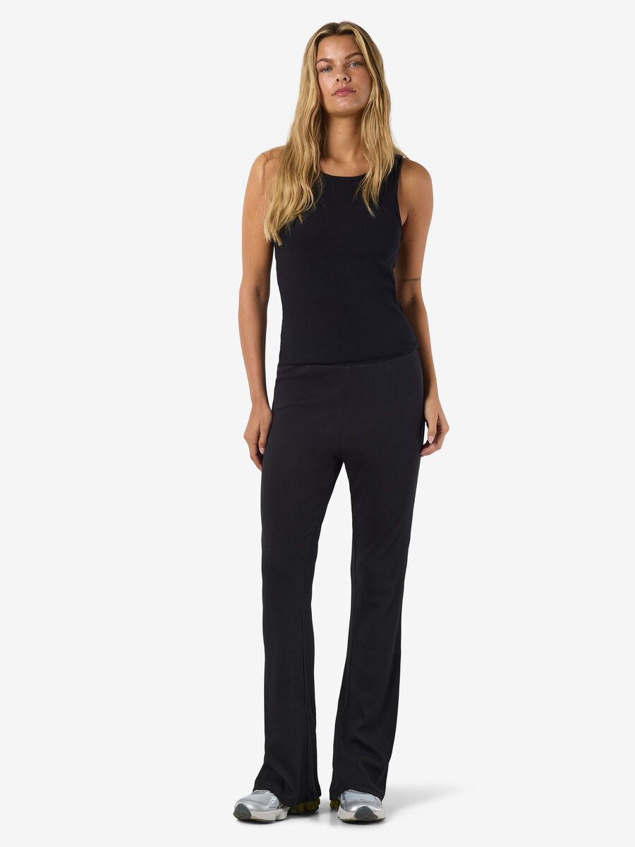 Noisy May HIGH WAIST FLARED TROUSERS