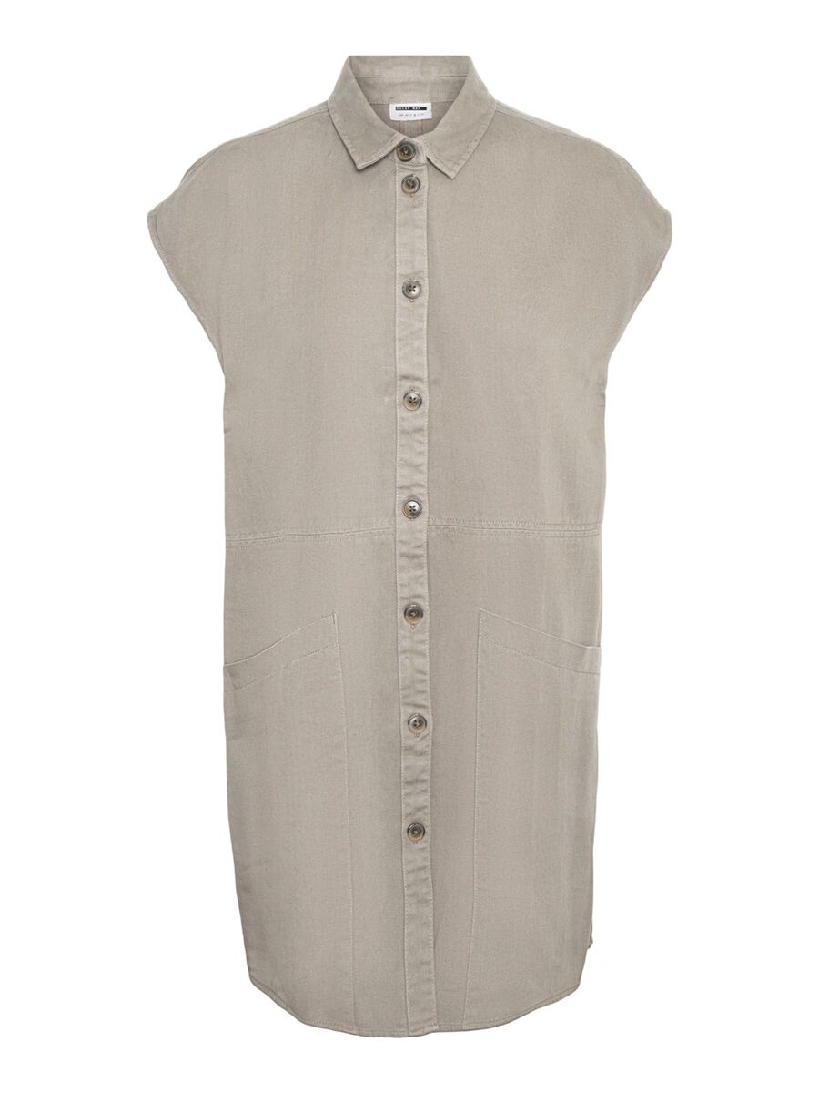 Noisy May SLEEVELESS SHIRT DRESS