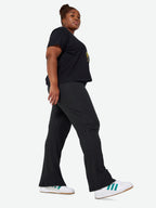 Noisy May CURVE HIGH WAISTED FLARED TROUSERS