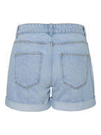 Noisy May CURVE NORMAL WAISTED DENIM SHORTS