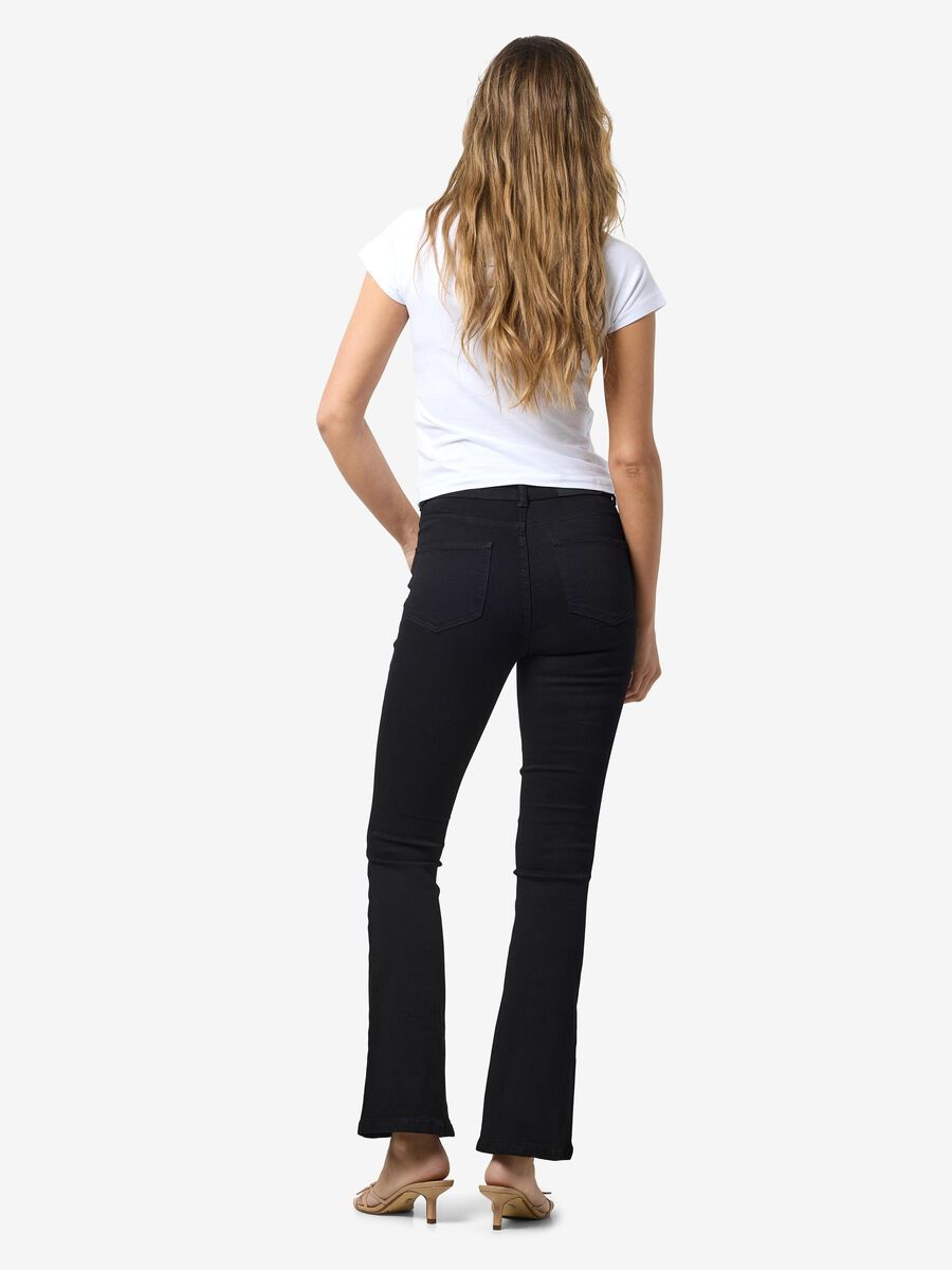 Noisy May NMSALLIE HIGH WAIST FLARED JEANS