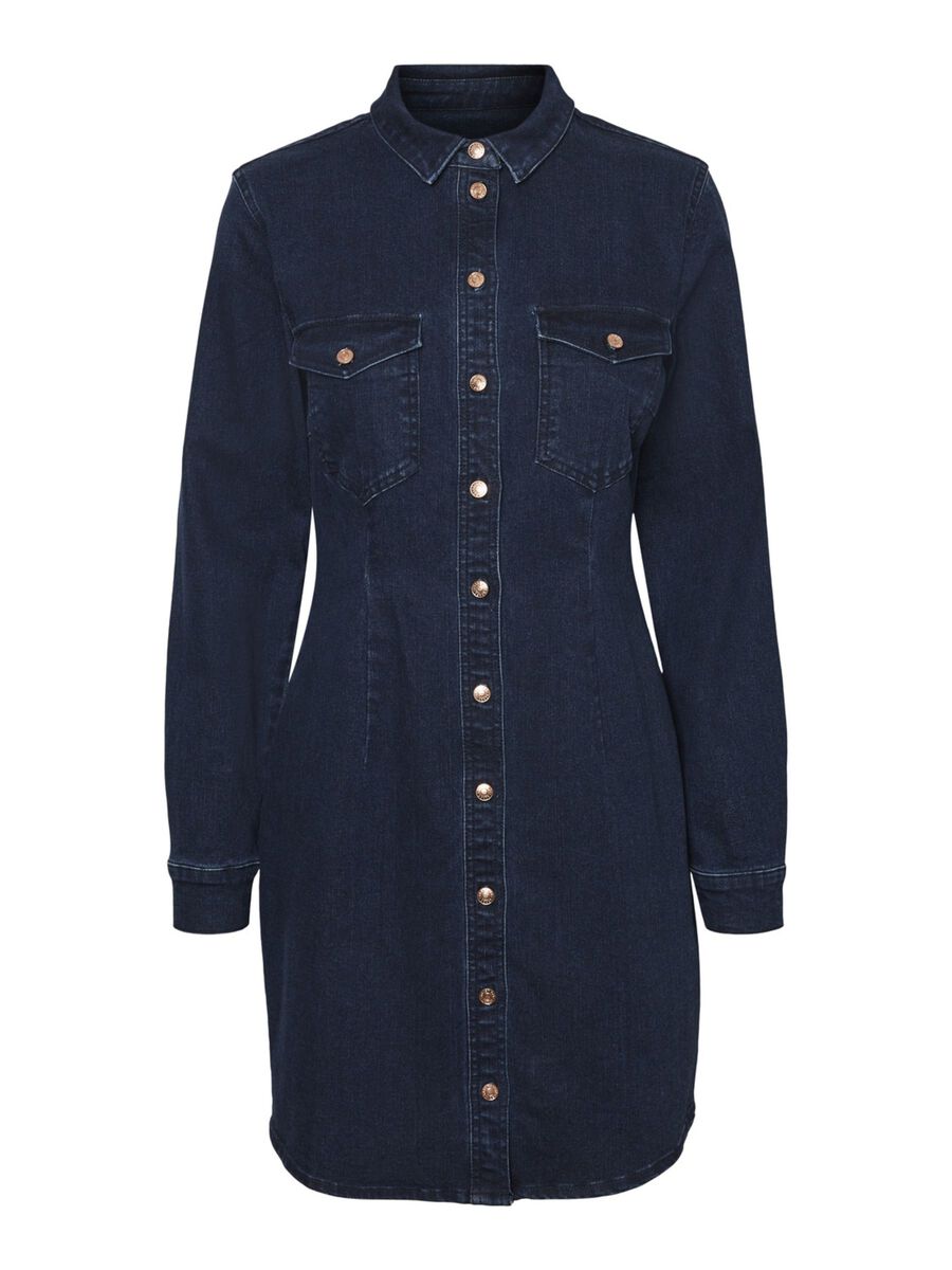 Noisy May LONG SLEEVED DENIM DRESS