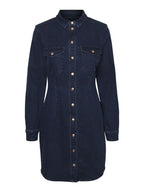 Noisy May LONG SLEEVED DENIM DRESS