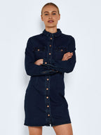 Noisy May LONG SLEEVED DENIM DRESS