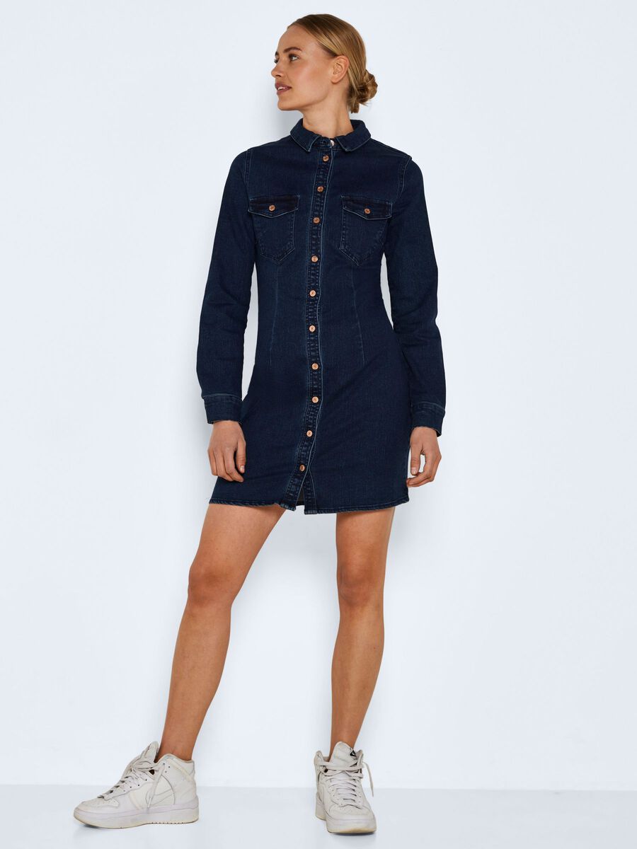 Noisy May LONG SLEEVED DENIM DRESS