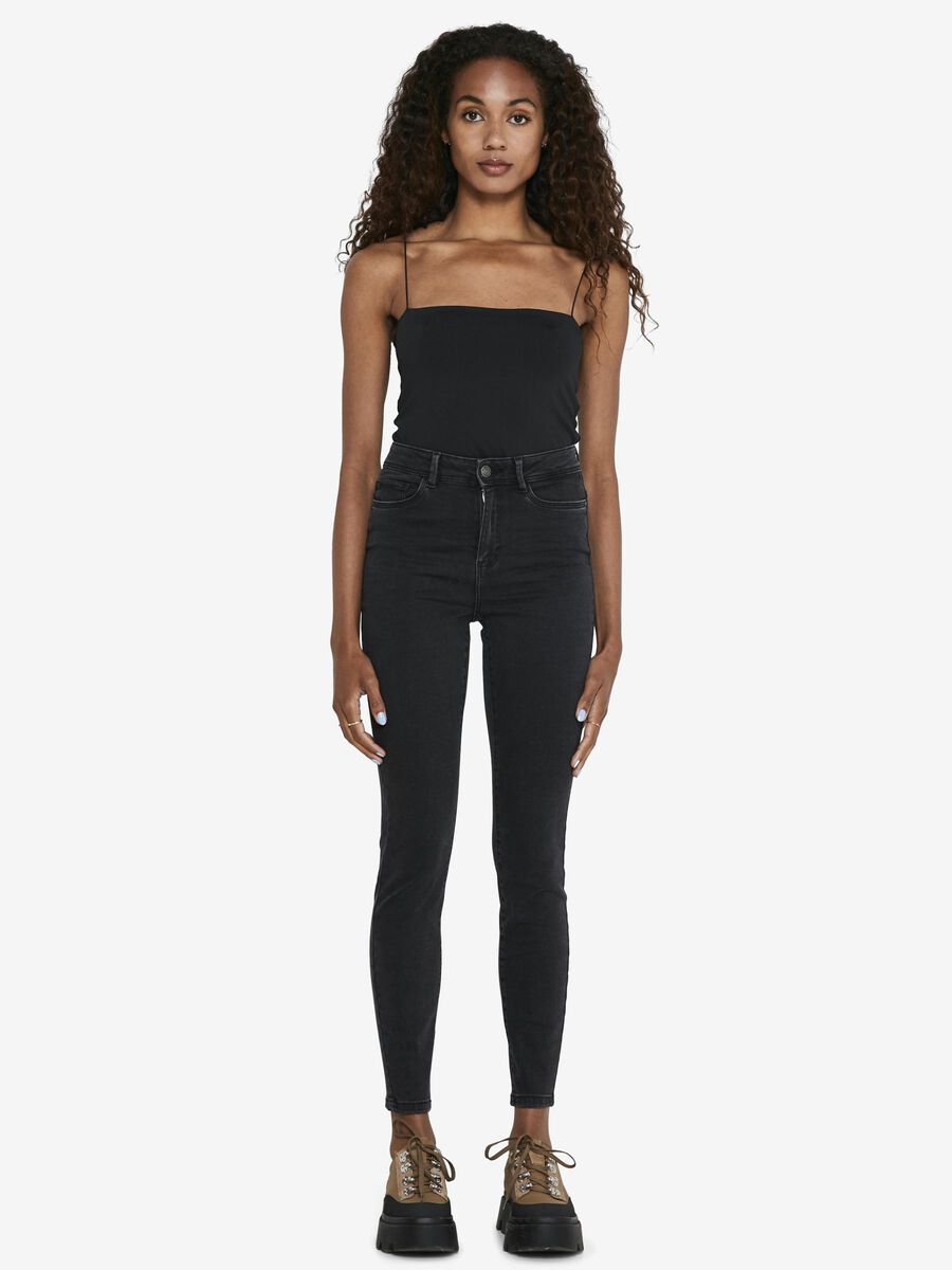Noisy May NMAGNES HIGH WAISTED SKINNY FIT JEANS