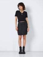 Noisy May HIGH WAISTED COATED SKIRT