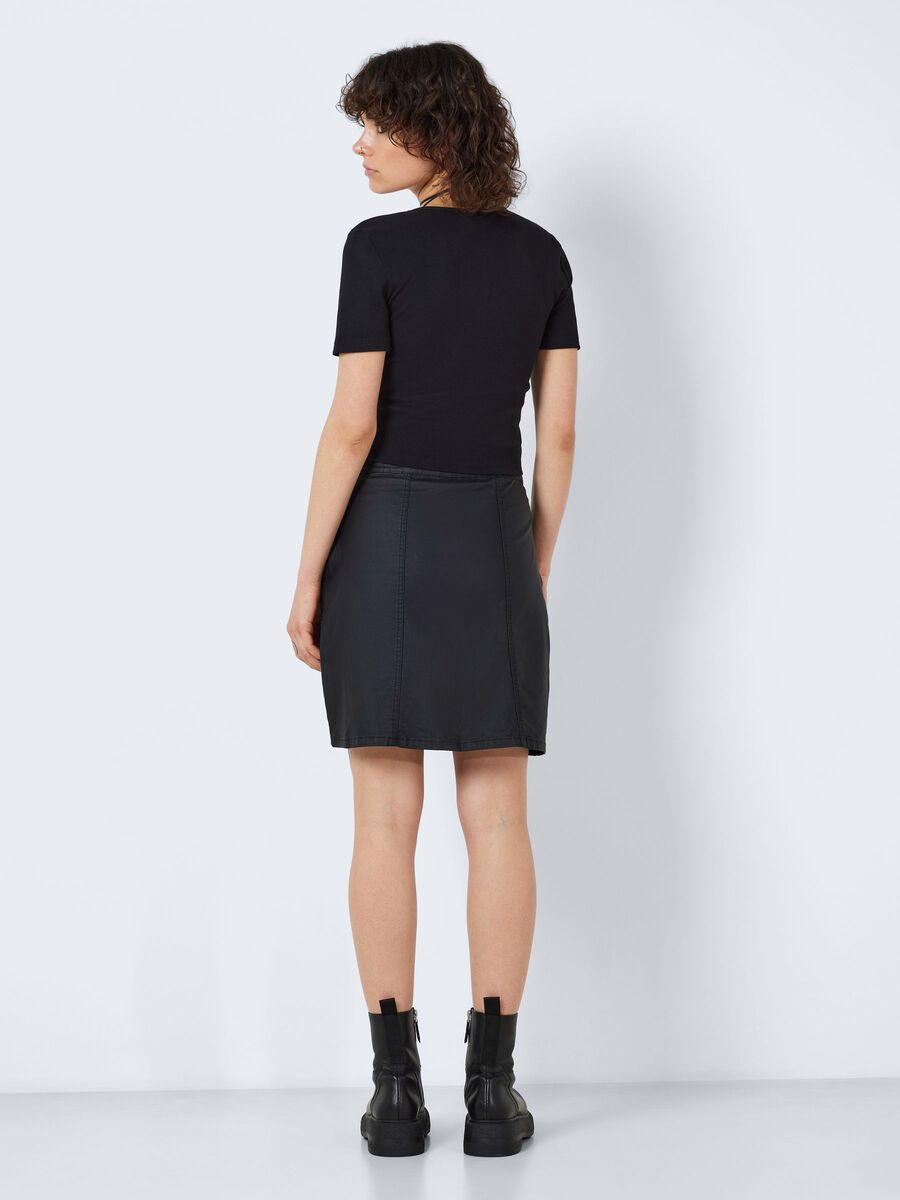 Noisy May HIGH WAISTED COATED SKIRT