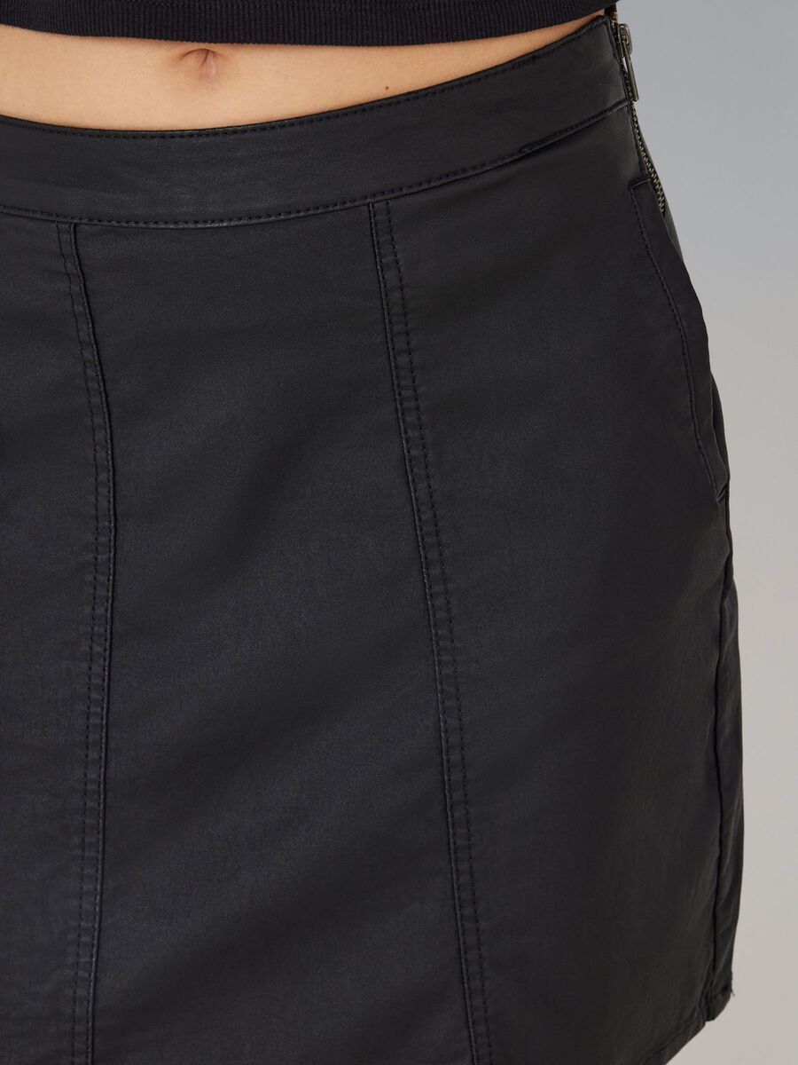 Noisy May HIGH WAISTED COATED SKIRT