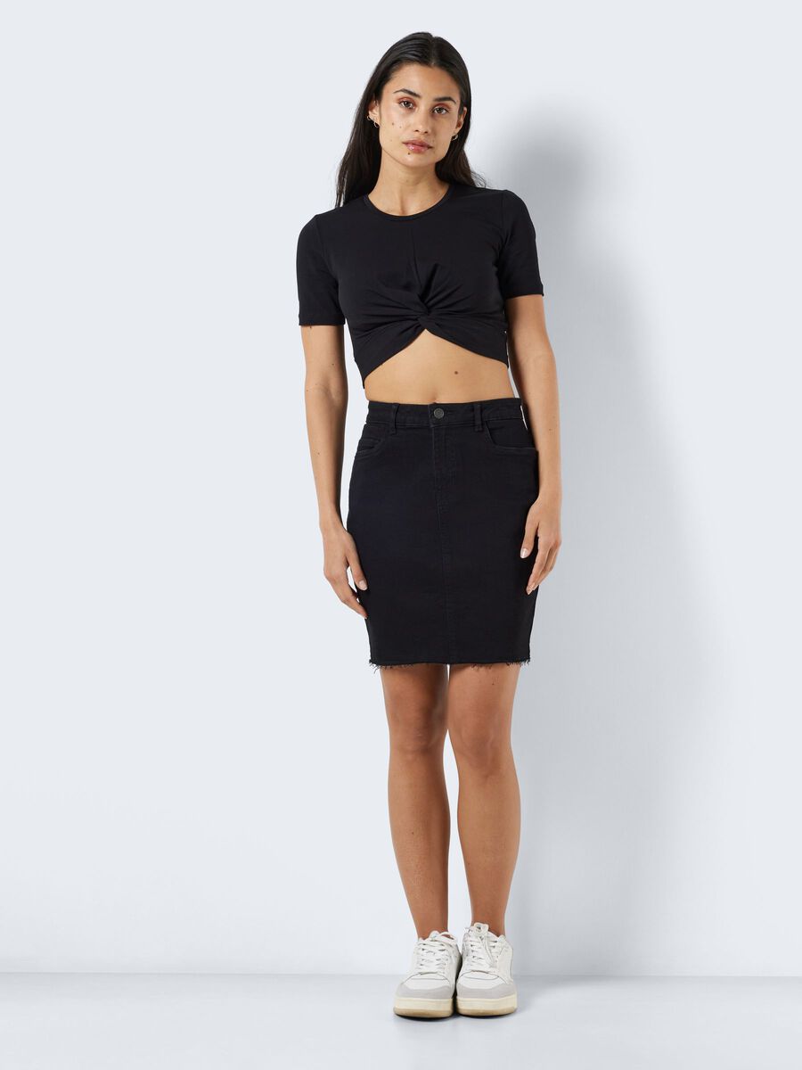Noisy May HIGH WAISTED DENIM SKIRT