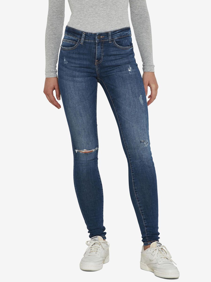 Noisy May NMLUCY NORMAL WAISTED SKINNY FIT JEANS