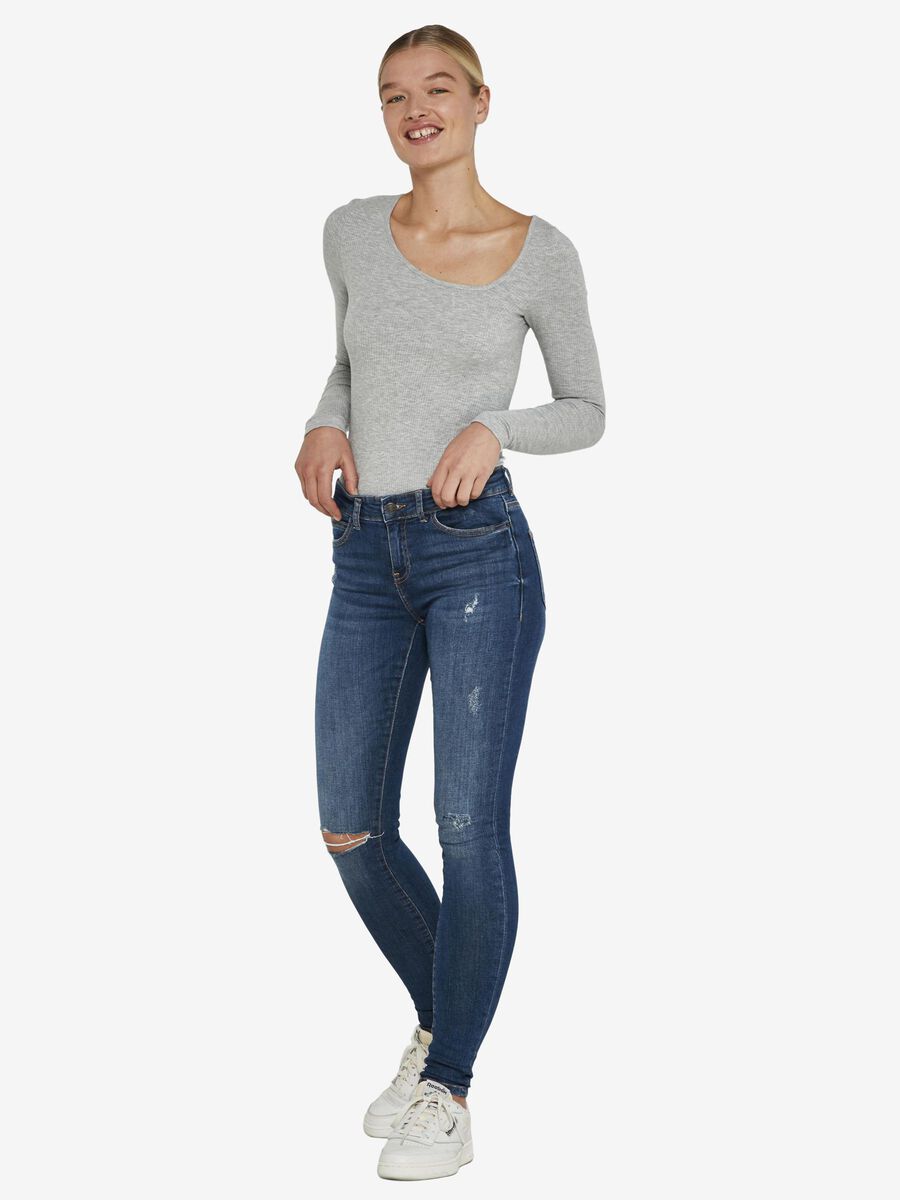 Noisy May NMLUCY NORMAL WAISTED SKINNY FIT JEANS