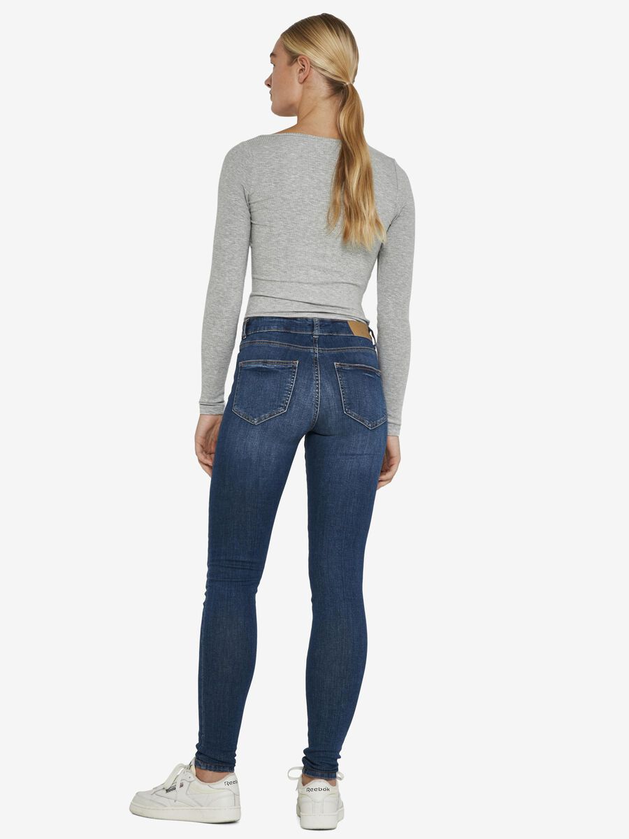 Noisy May NMLUCY NORMAL WAISTED SKINNY FIT JEANS