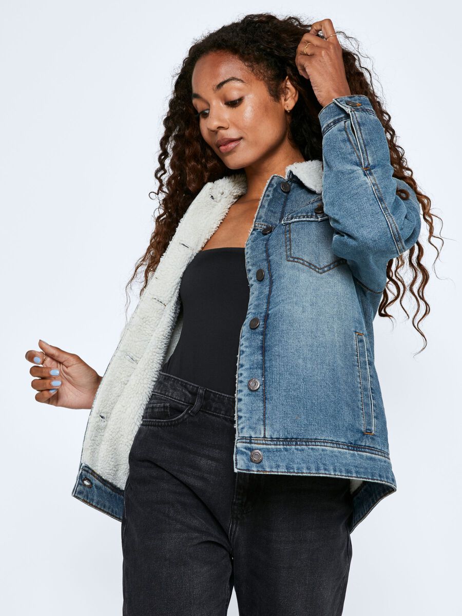 Noisy May TEDDY DENIM JACKET