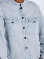 Noisy May LONG SLEEVED TENCEL™ LYOCELL SHIRT