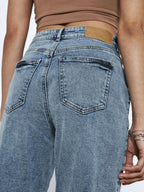 Noisy May NMKATY HIGH WAISTED MOM JEANS