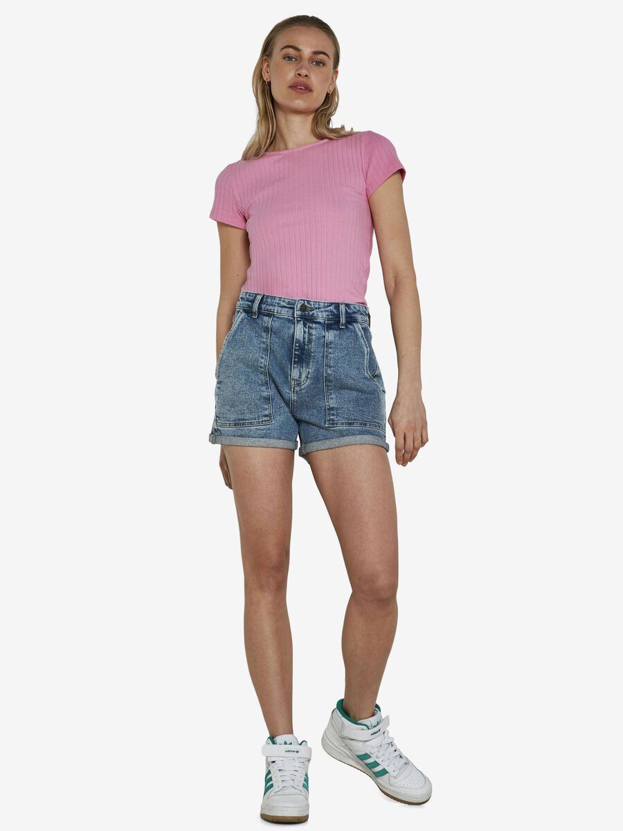 Noisy May HIGH WAISTED DENIM SHORTS