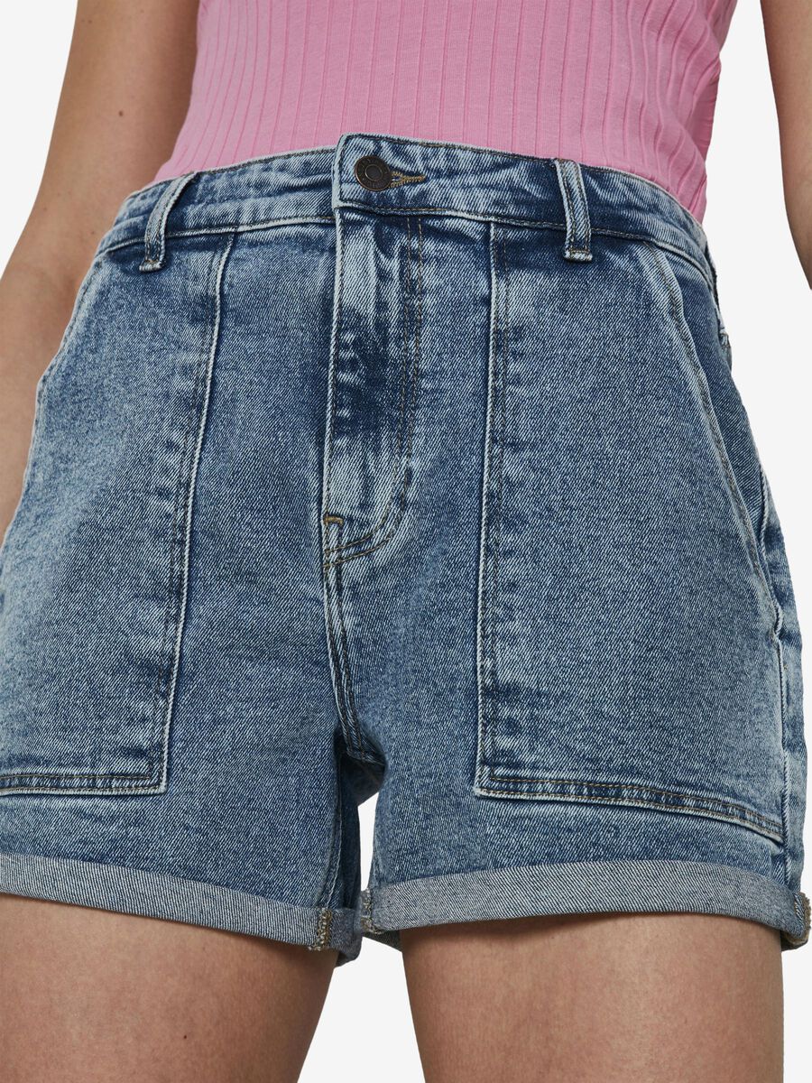 Noisy May HIGH WAISTED DENIM SHORTS