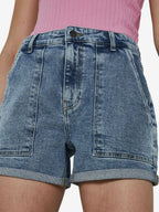 Noisy May HIGH WAISTED DENIM SHORTS