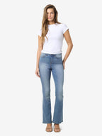 Noisy May NMSALLIE HIGH WAISTED FLARED JEANS