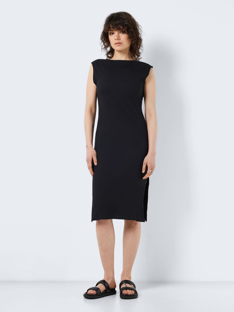 Noisy May RIBBED MIDI DRESS