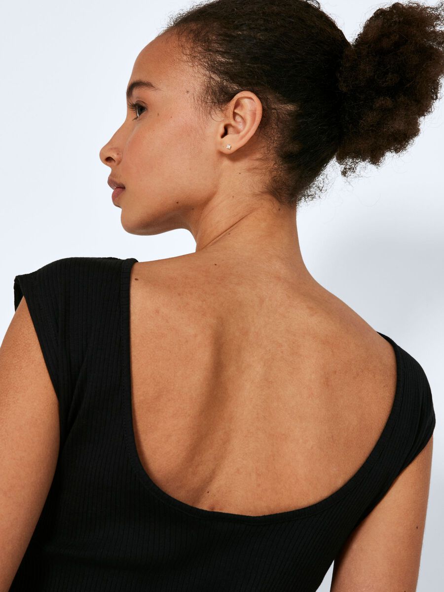 Noisy May RIBBED MIDI DRESS