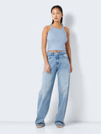 Noisy May RIBBED HALTER NECK TOP