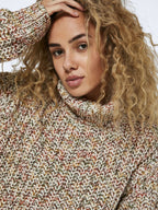 Noisy May HIGH NECK KNITTED PULLOVER