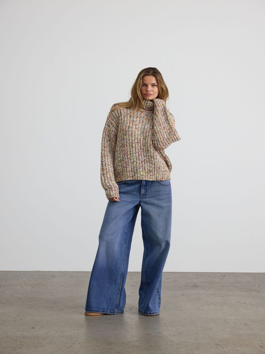 Noisy May HIGH NECK KNITTED PULLOVER