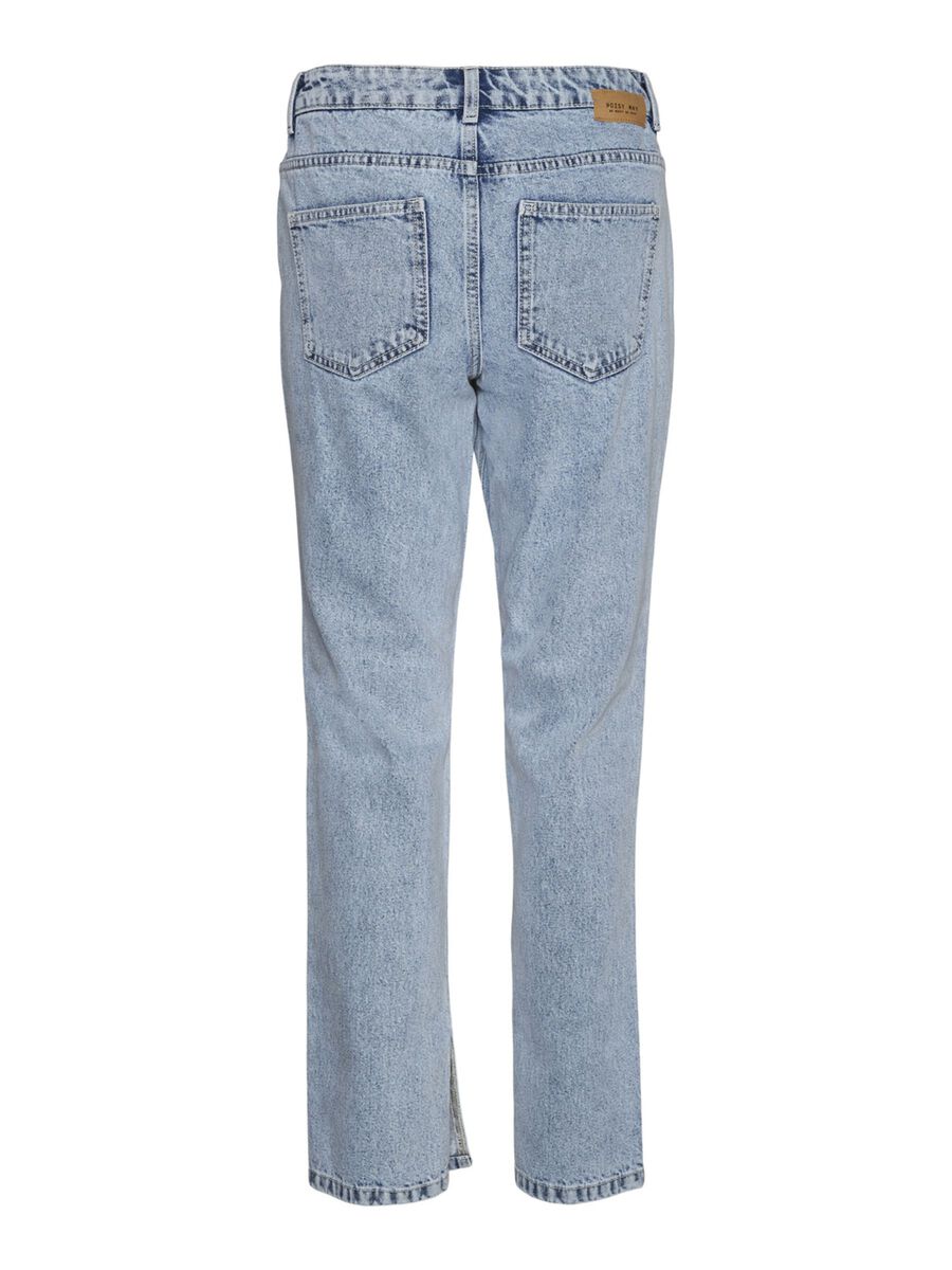 Noisy May NMJOEY ANKLE SLIT STRAIGHT FIT JEANS