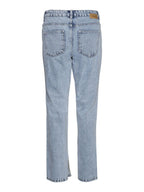 Noisy May NMJOEY ANKLE SLIT STRAIGHT FIT JEANS