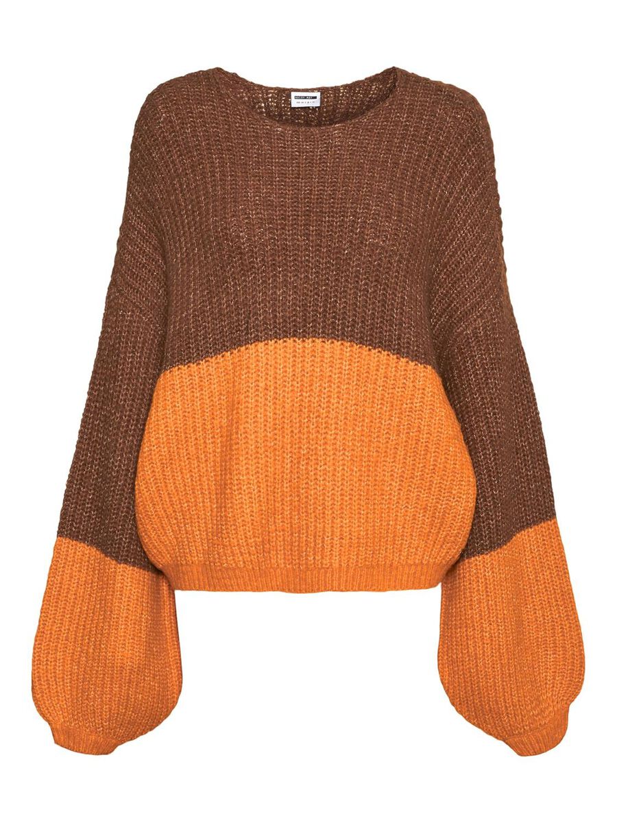 Noisy May KNITTED BALLOON SLEEVE PULLOVER