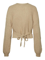 Noisy May KNITTED WRAP PULLOVER