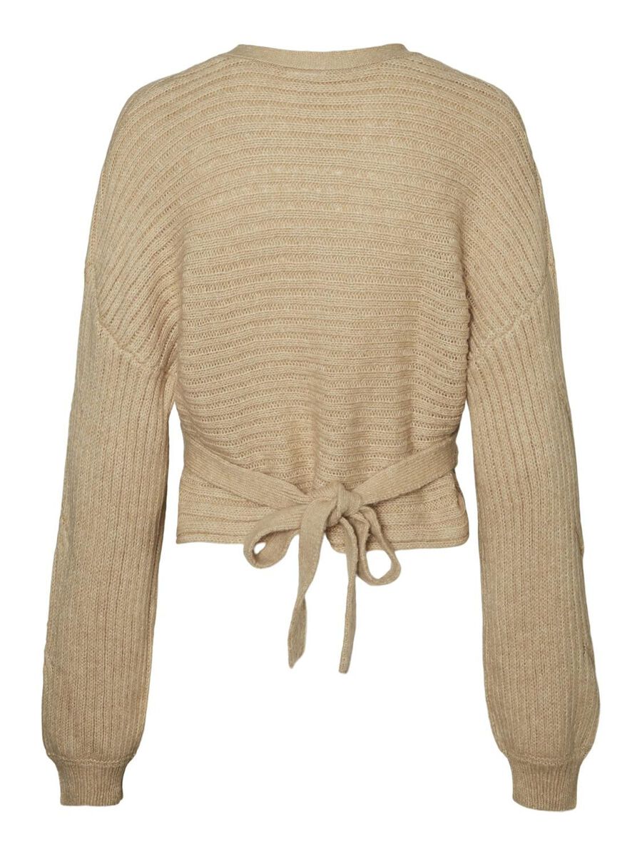 Noisy May KNITTED WRAP PULLOVER