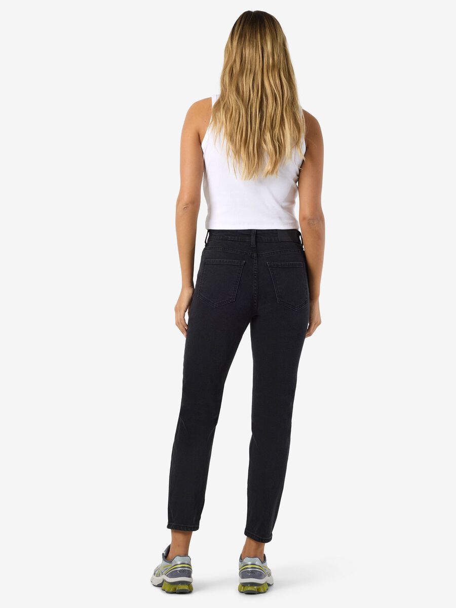 Noisy May NMMONI HIGH WAISTED CROPPED STRAIGHT FIT JEANS