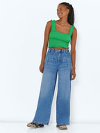 Noisy May NMCINDY HIGH WAISTED WIDE LEG JEANS