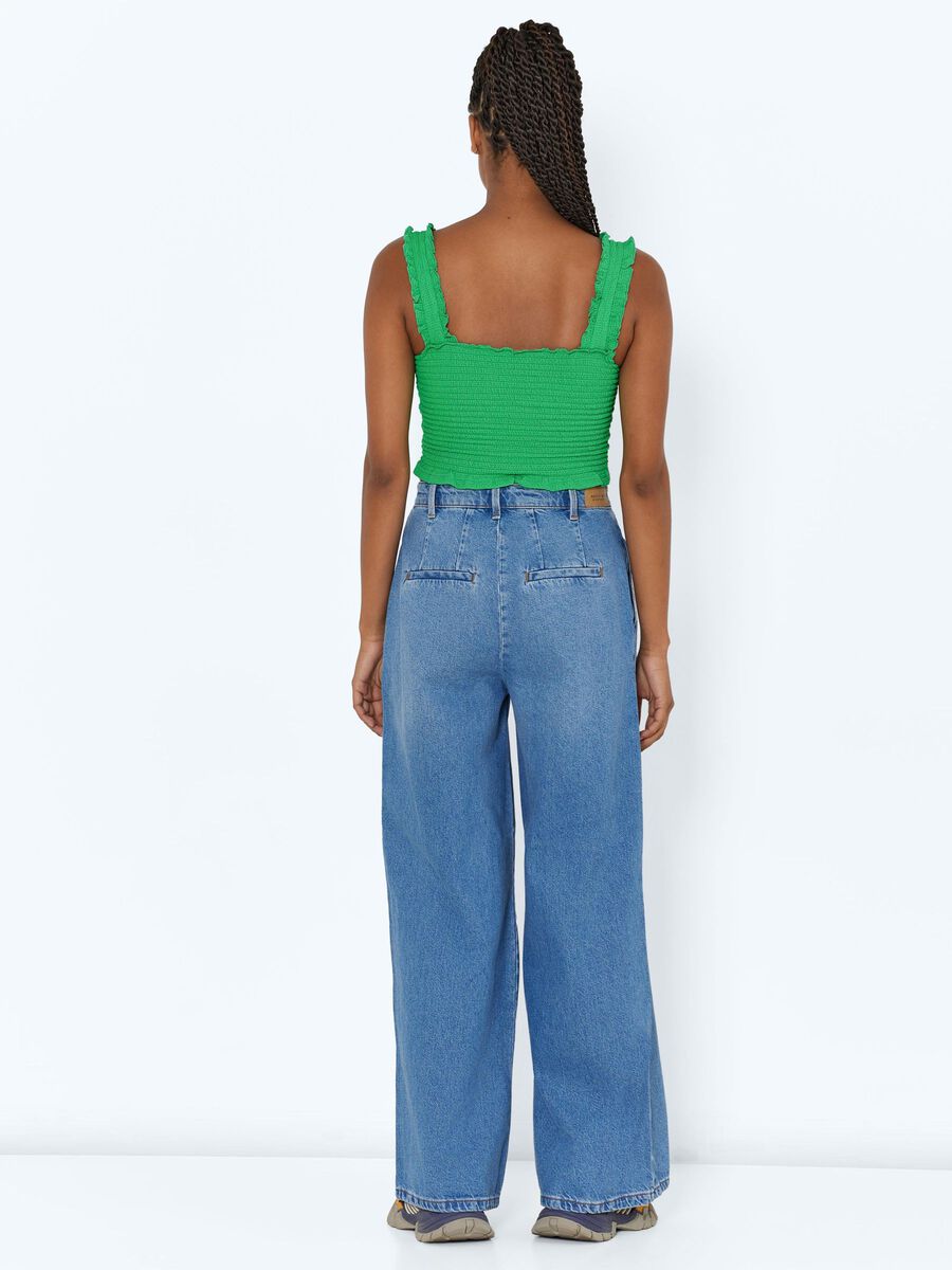 Noisy May NMCINDY HIGH WAISTED WIDE LEG JEANS