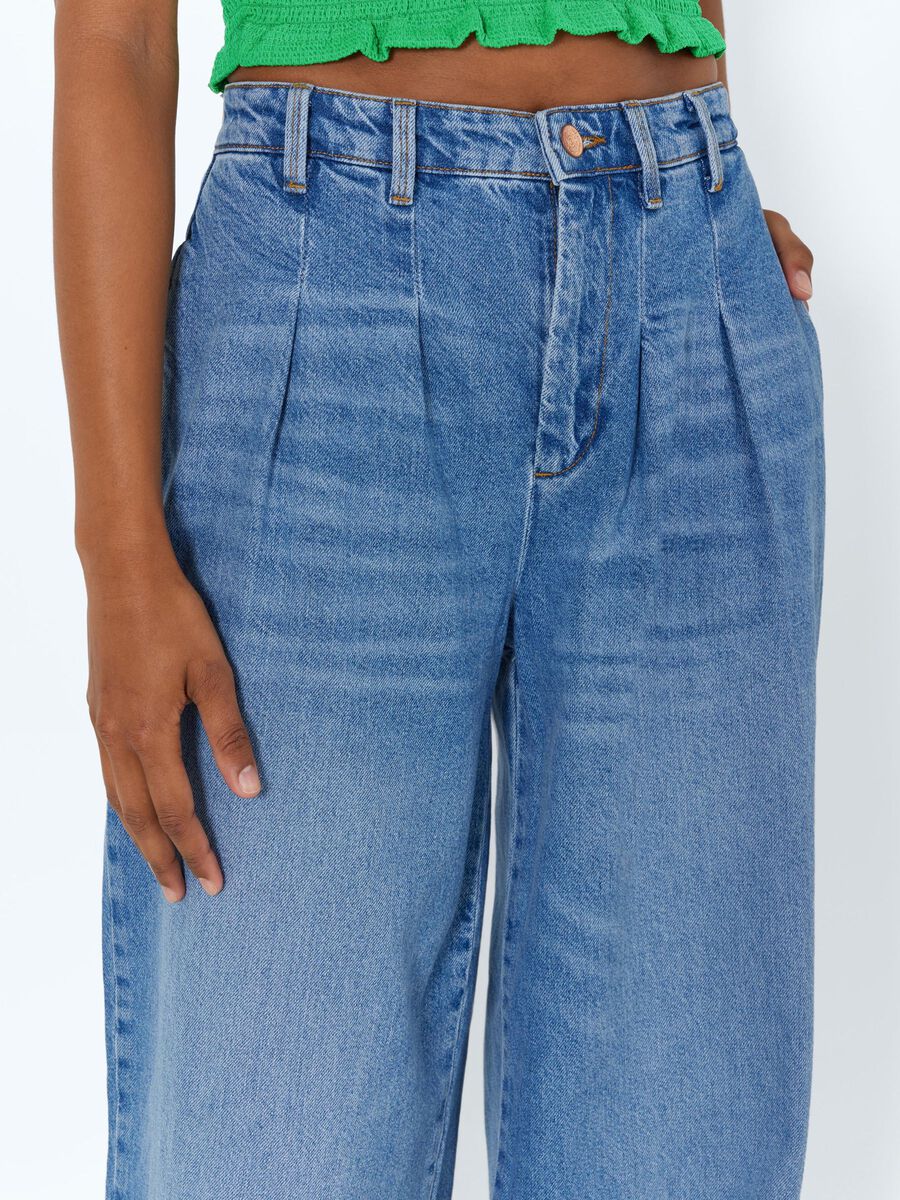 Noisy May NMCINDY HIGH WAISTED WIDE LEG JEANS