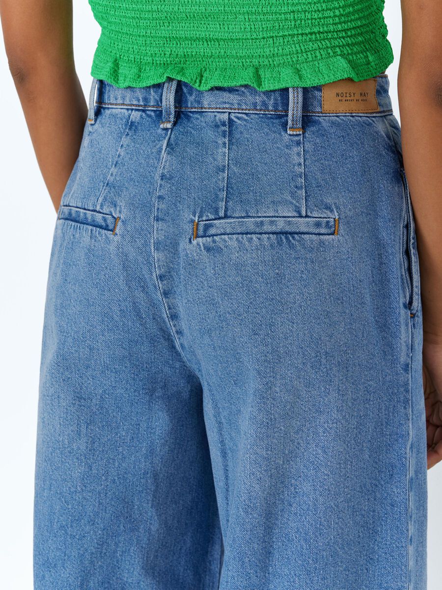 Noisy May NMCINDY HIGH WAISTED WIDE LEG JEANS