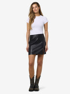 Noisy May COATED HIGH WAISTED SKIRT