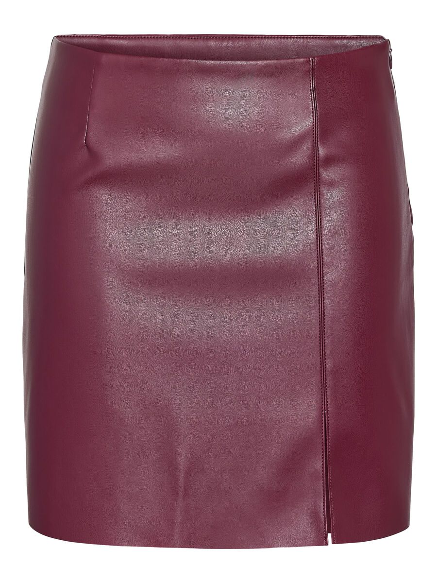 Noisy May COATED HIGH WAISTED SKIRT