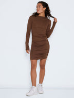 Noisy May LONG SLEEVED RUCHED DRESS