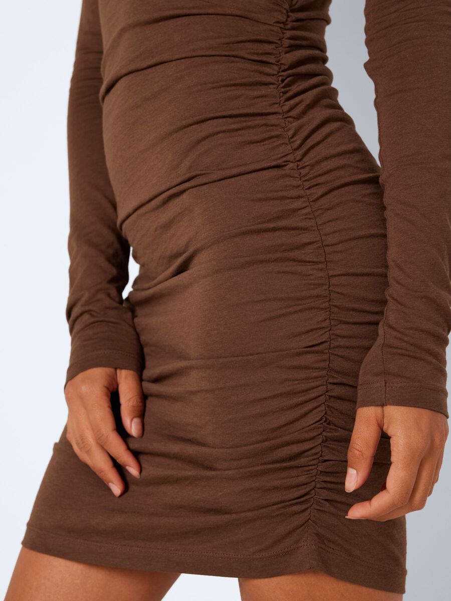 Noisy May LONG SLEEVED RUCHED DRESS